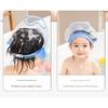 Baby-Duschhaube, Kinder Ohrenschutz Wasserabweisend Haarewaschhut, Verstellbare Wasserdichte Badekappe für Säuglinge