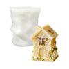 Honeycomb House Shape Silicone Mould Holiday Candle Silicone Molds For Handmade Candle Soap Chocolate Candy Cake Baking