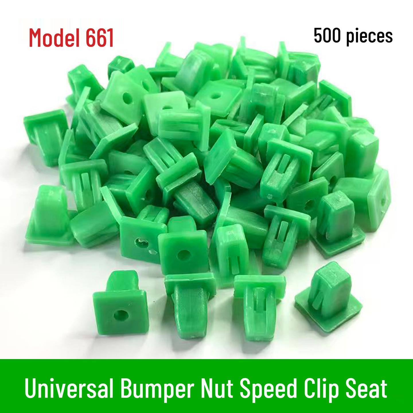 

Universal Car Bumper Nut Screw Kit for Headlights & Taillights White Model 661 Fastener