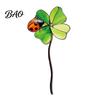 Colorful Yard Stakes Planter Insert Stake, Double-Sided, Flower Pot Decor Metal Garden Decorative Insect Animal Stake for Plant Pots Bed Decoration