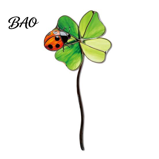 Colorful Yard Stakes Planter Insert Stake, Double-Sided, Flower Pot Decor Metal Garden Decorative Insect Animal Stake for Plant Pots Bed Decoration