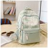 The new Japanese ins high-value, fresh, sweet and cute butterfly graffiti backpack, lightweight backpack for junior high school students