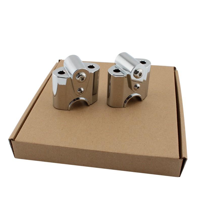 BMW R18 Custom Handlebar Risers Relocation Kit Chrome Finish Comfort Grip Mount Dreamer Edition