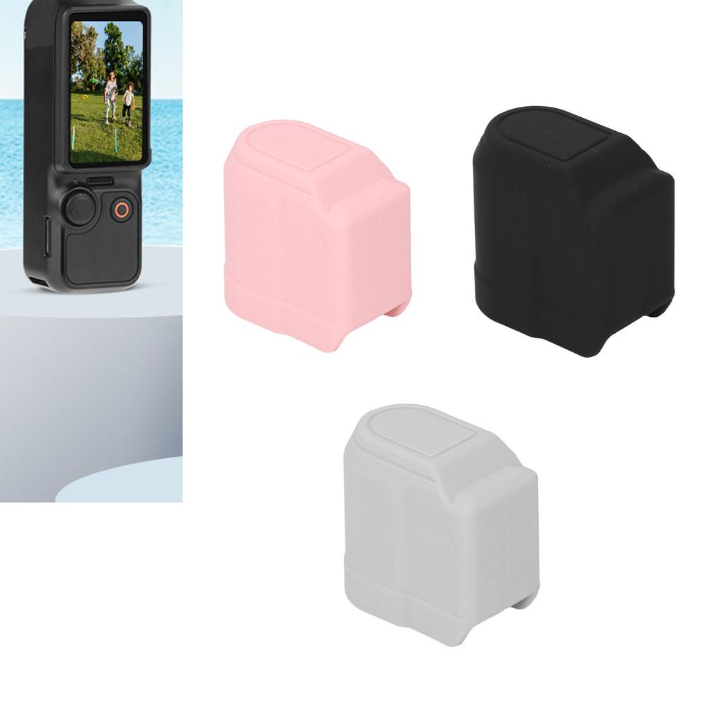 Silicone Lens Cap for Osmo Pocket 3 Camera PTZ Lens Cover Protector Replacement Anti Drop Scratch Re