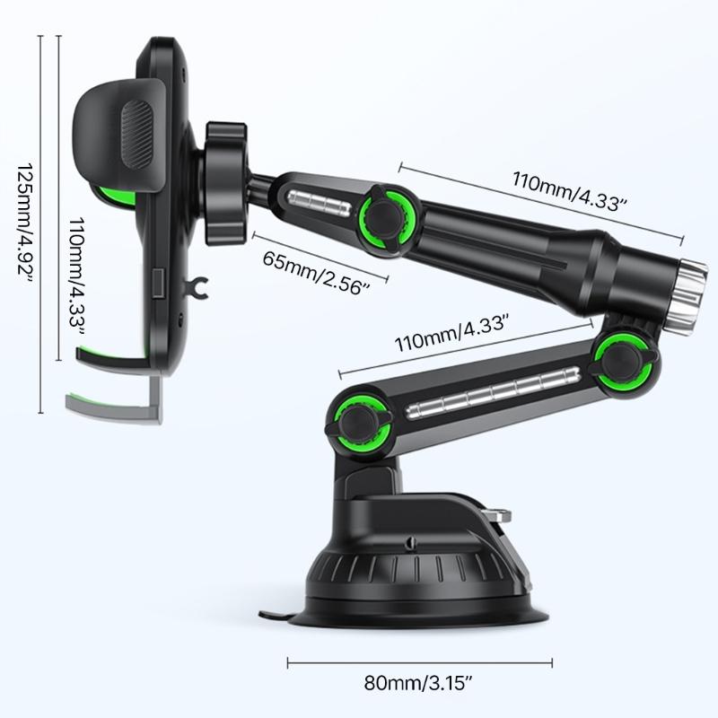 For Car Phone Rack Mount Universal Holder Air Vent Holder Dashboard Windshield Mount Suction Cup Support Handsfree Stand