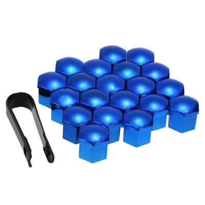 20pcs Universal 17mm Wheel Nut Covers Lug Nut Caps Screw Protector