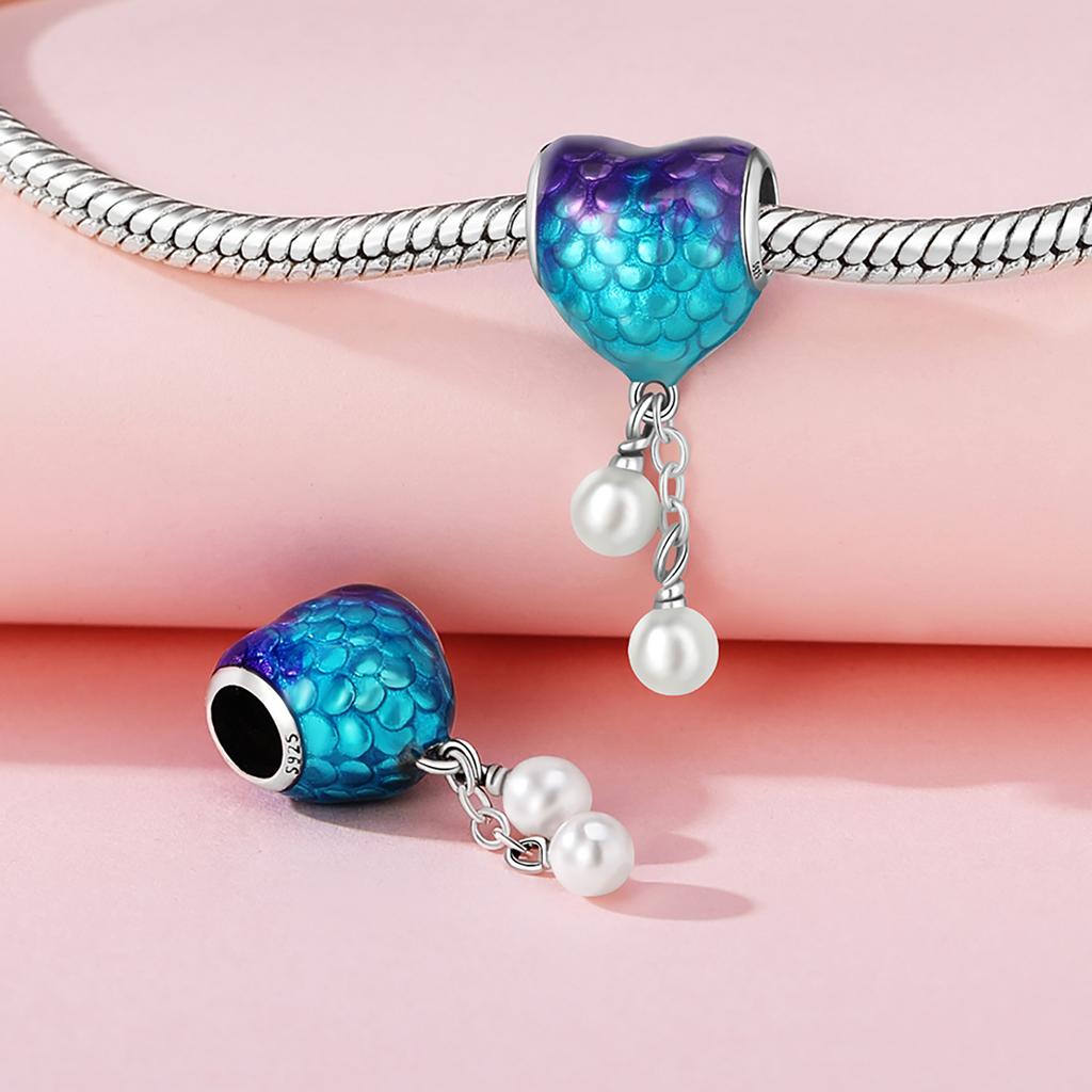 Anniversary Copper Sea Shell Turtle Mermaid Charm Beads Fit Bracelet Necklace Bead Jewelry Making Fine Jewelry Gift