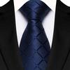 Single Color Plaid & Checks Ties 8CM Groom Jacquard New Mens Necktie  Formal Business