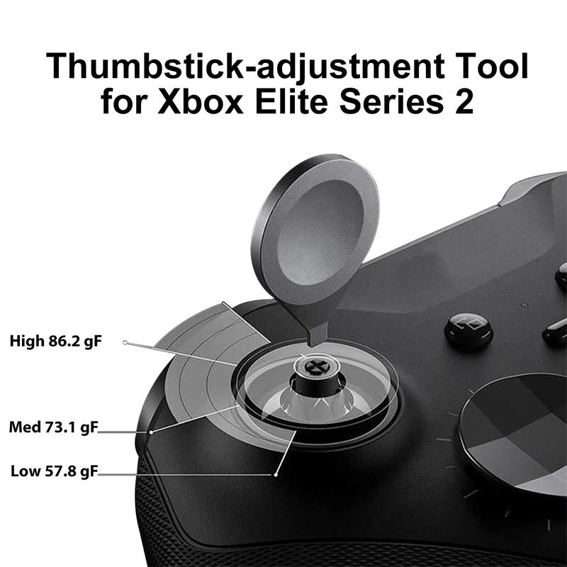 For Xbox One Elite Series 2 Controller Accessories Kit Metal D-Pad Trigger Paddles Repair Set Gamepad Thumb Stick Grips