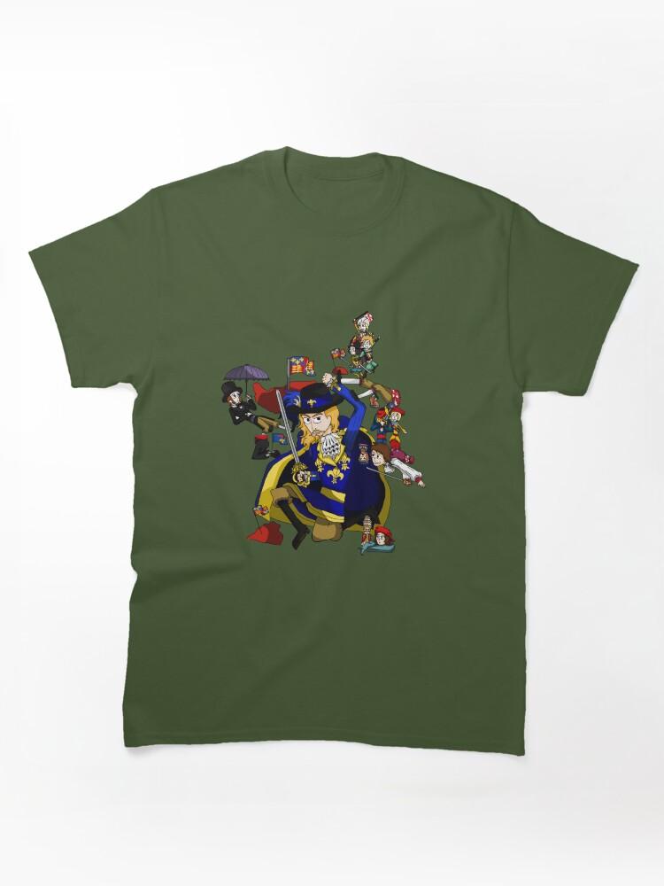 Europa Universalis Renaissance Map of France Classic T-Shirt