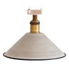 Ampoule Ceiling Light E17 Stylish Lighting Fixture Ceiling Lighting Indirect Lighting Bulb Sold Separately Gray Vintage Gray Padista 1C 1-Light