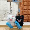 Kitten Hair Explosive Flower Cat Plush Pendant Phone Bag Hanging Decoration