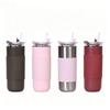 Custom Logo 17oz Double Wall Insulated Non-Slip Silicone Grip Tumbler Vacuum Cup Thermal Stainless Steel Coffee Travel Mug