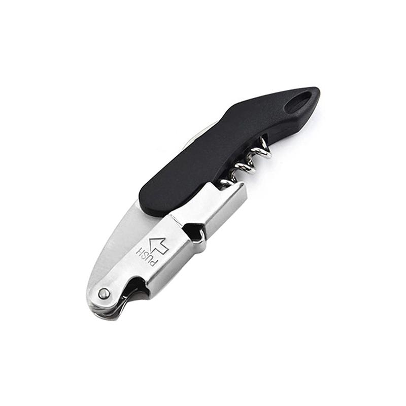 Wine Opener Professional Waiters Corkscrew, Custom Personalized LOGO Bottle Opener with Foil Cutter Wedding Gifts For Guests