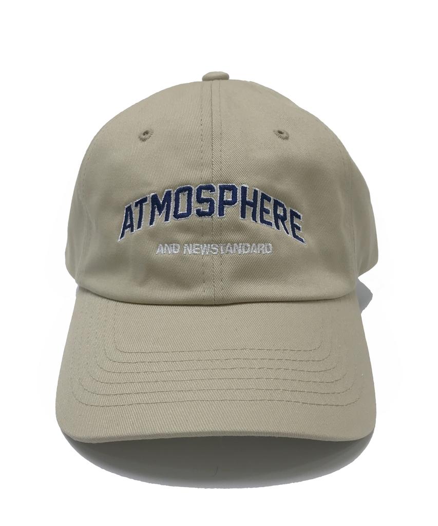 AND NEWSTANDARD Atmosphere Logo Cotton Cap (Beige)