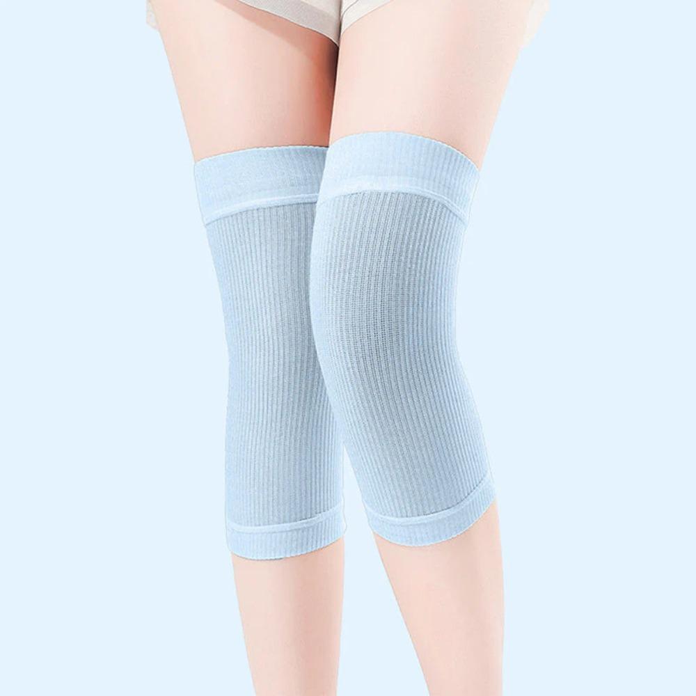 Invisible Yoga Knee Pad Thin Knee Joint Warming Leg Sleeves Gifts Mulberry Warm Silk Knee Pads