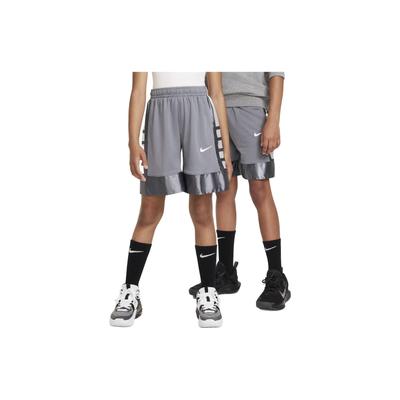 Dri-FIT Elite 23 Color Block Logo Vyšívané Elastický Pas Basketbalové Šortky Dětské šortky Kouřově šedá FD4004-084