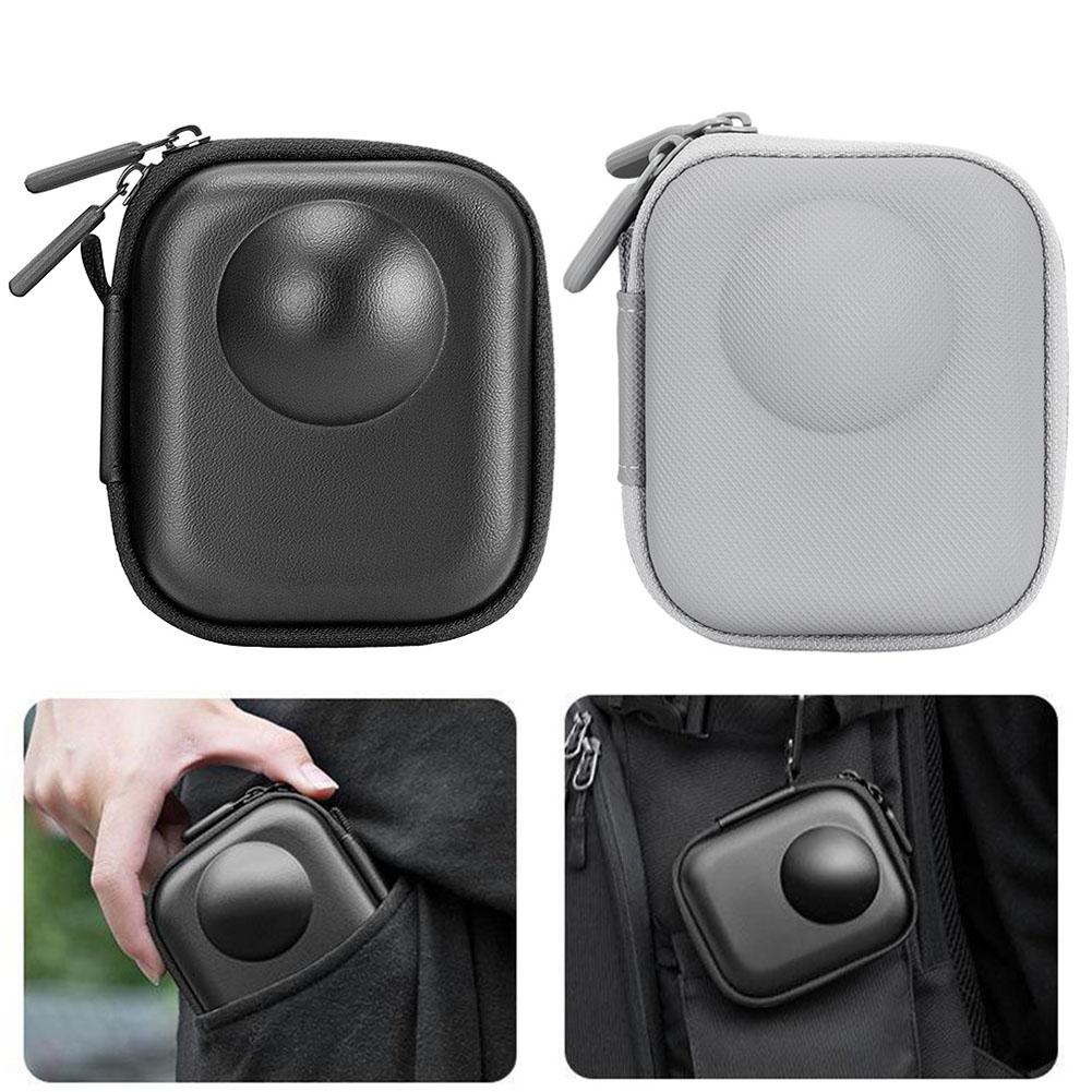 For DJI OSMO 360 Mini Storage Bag Panoramic Camera Hard Shell Anti Fall Waterproof Sports Camera Protective Accessory With Zippe