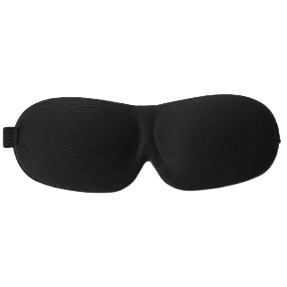 

3D Sleep Eye Mask,Soft Breathable Sleep Blindfold for Women Men,Lightweight Travel Eye Cover for Rest Nap,Adjustable Strap Light чёрный
