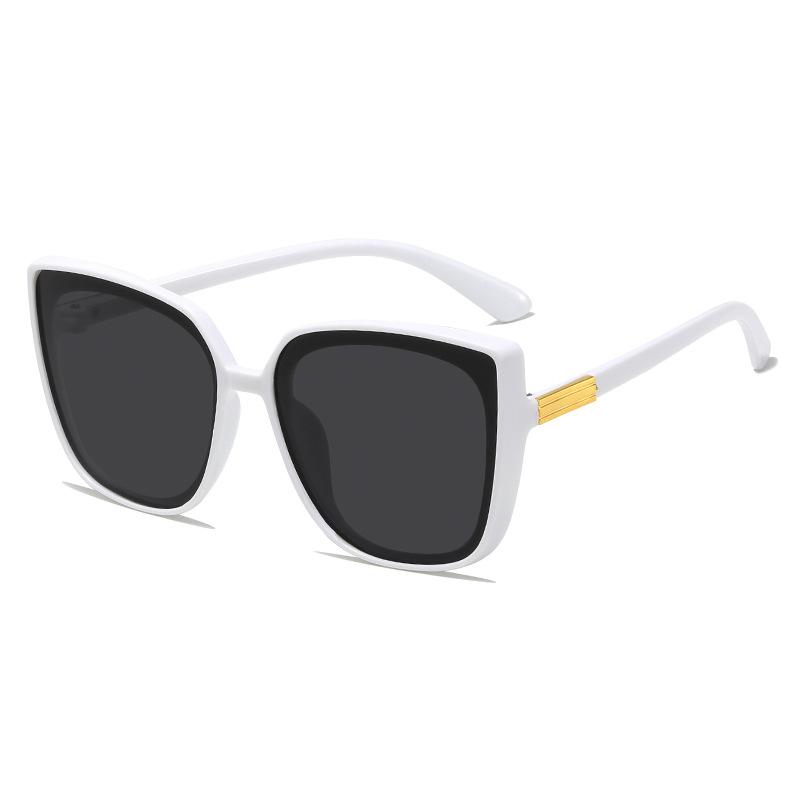 Box Sunglasses Big Face Trendy Sunglasses Women'S Retro Glasses Same Sunglasses