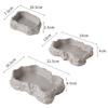 New Simulated Rock Reptile Food Bowl Multiple Size Habitat Decor Lizard Food Dish Anti-slip Base Pet Reptile Feeder Pet Supplies