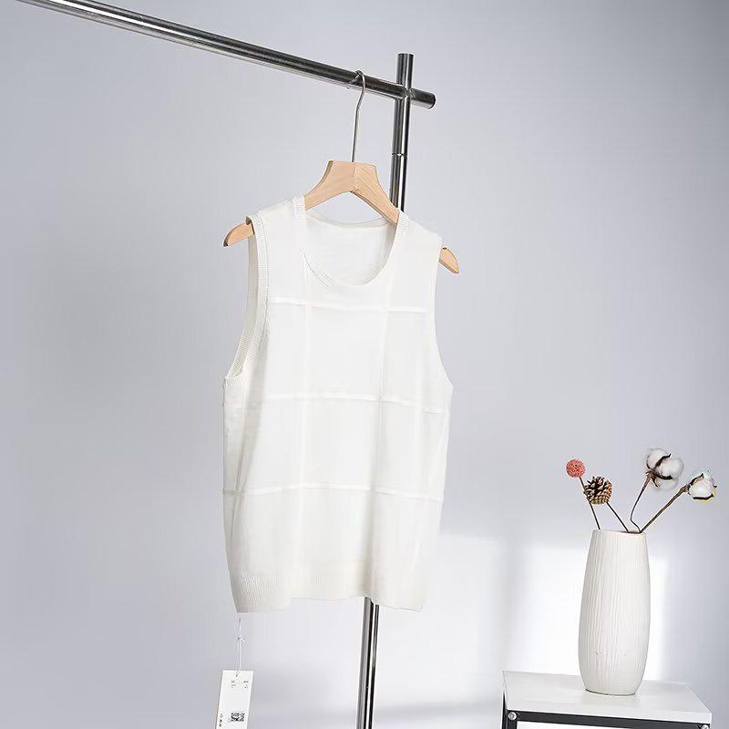 

BM&MD&ZA Spring/Summer Women s Casual Knit Vest, Round Neck, 1271627001 Extra Small