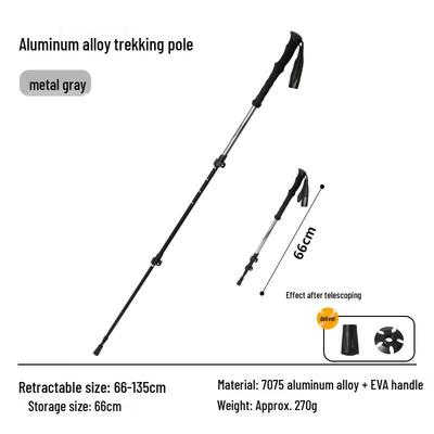 Aluminum Alloy Telescopic Trekking Pole