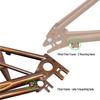 Xiaobu Guo Folding Bike Frame with Rear Derailleur Converter