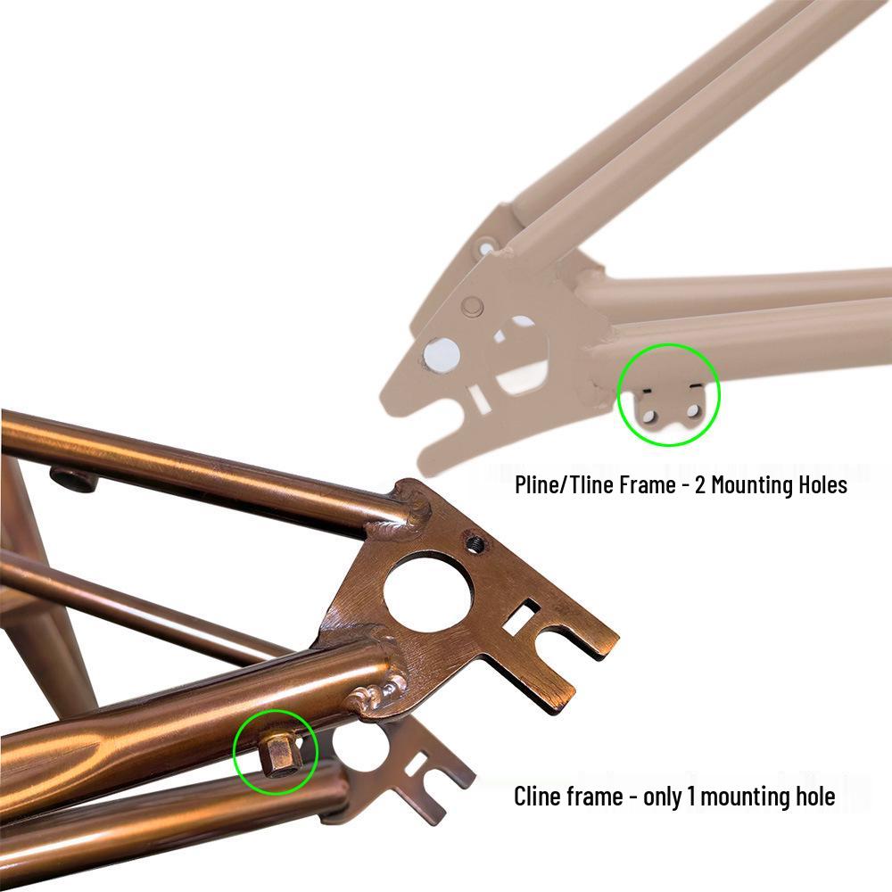 Xiaobu Guo Folding Bike Frame with Rear Derailleur Converter