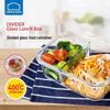 LOCK&LOCK 1000ml Divided Borosilicate Glass Bento Box