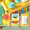 Cartoon Elephant Truck Toy Shape Sorting Matching Color Cognition Stacking Fine Motor Skills Busy Cube Sensory Toy Toddlers Boys