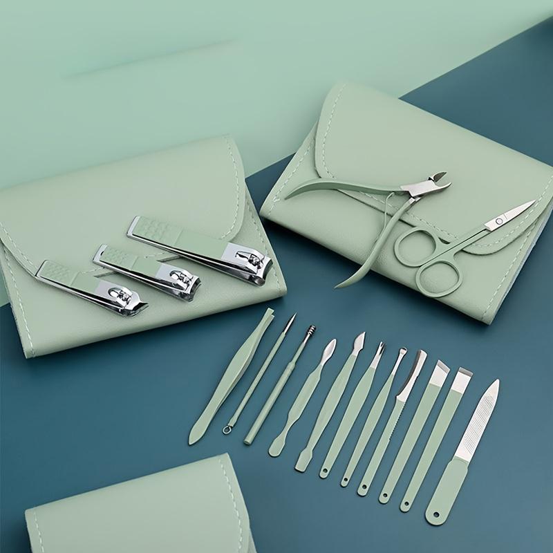 Nail Clippers Manicure Tool Set, With Portable Travel Case, Cuticle Nippers And Cutter Kit, Professional Nail Clippers Pedicure Kit, Grooming Kit