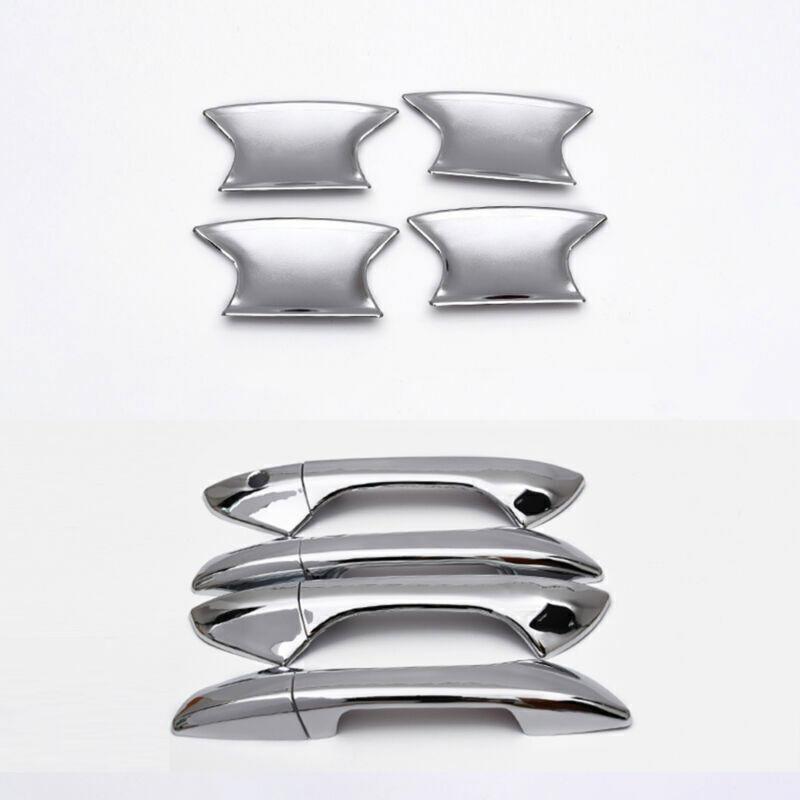 Bright Chrome Trim Fit For Honda Accord 2008-2013 Door Bowl Handle Cover Outside