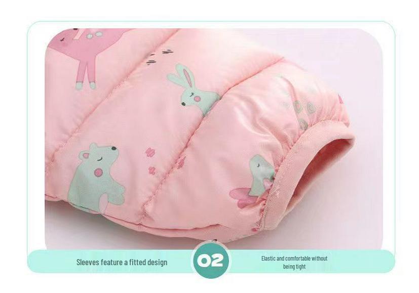 Lightweight Cross-Border Cotton Jacket for Kids - Cute and Stylish for Boys and Girls