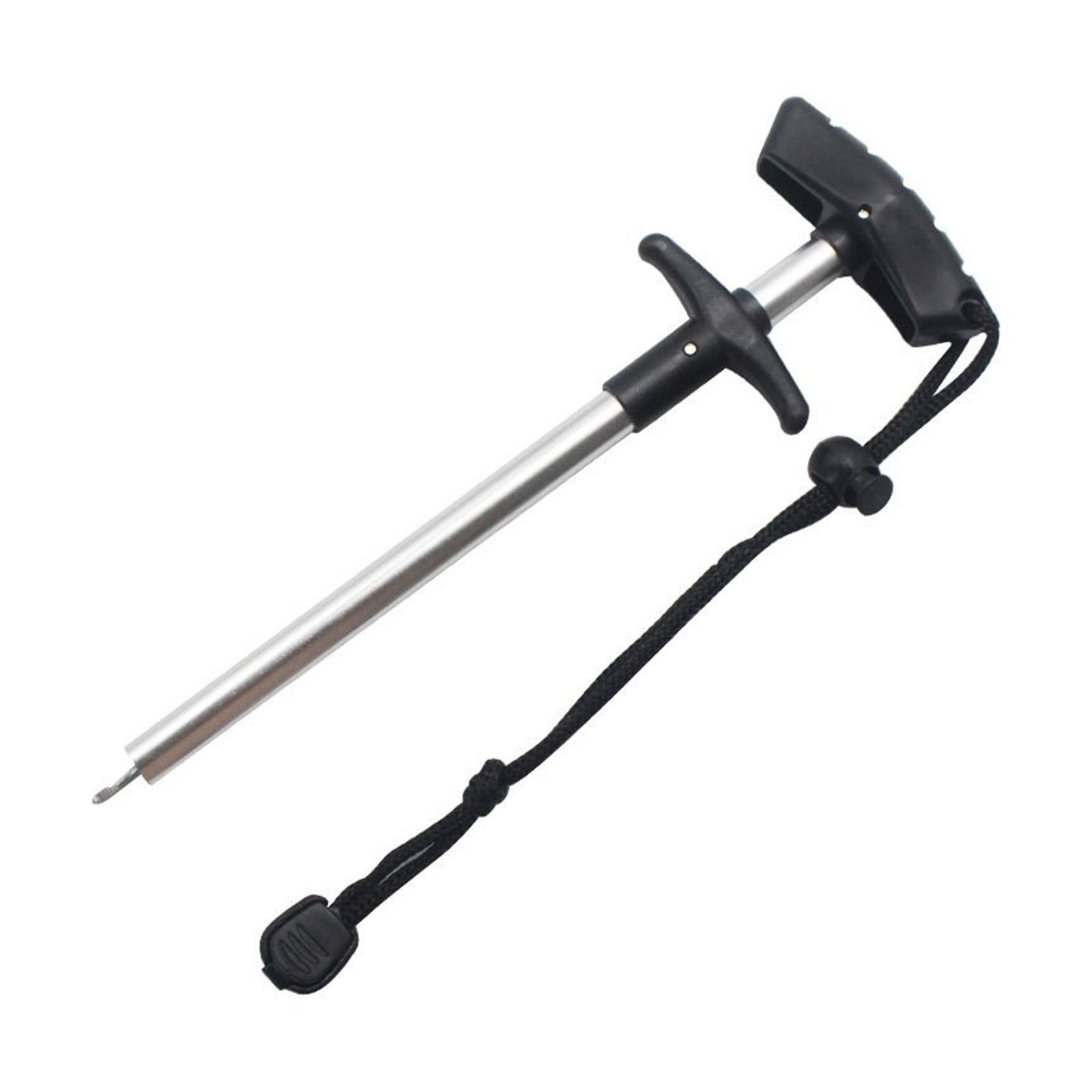 

Т-образный экстрактор рыболовных крючков, пуллер крючков, инструмент для удаления крючков, разделитель рыболовных крючков, съемник рыболовных крючков из алюминиевого сплава L серебряный