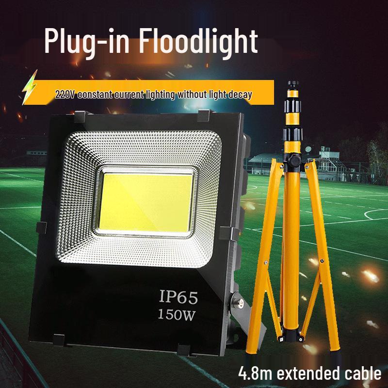 Waterproof 220V Outdoor LED Floodlight: Super Bright, High Power for Construction and Household Use