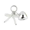 Butterfly Heart Phone Lanyard Bows Pendant Phone Charm Colorful Keychain Stylish Ornament Backpack Jewelry for Women
