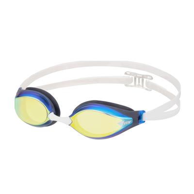 View V240SAM BLY Swimming Made In Stays In Place During Dive and Cushioned Racing For Ages WA Mirror Type with Goggles, Japan, Turns, Model, 10-Adult,