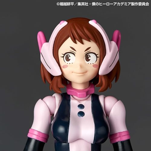 Kaiyodo Revoltech My Hero Academia Ochaco Uraraka, Approximately 130mm Tall, Non-scale PVC & ABS Painted Action Figure