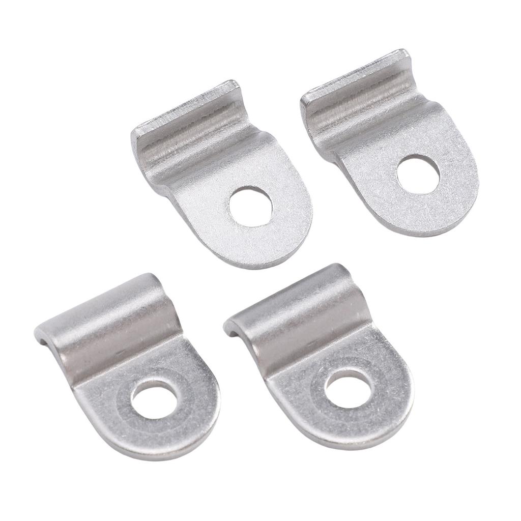 48pcs 3 16 Inch Stainless Steel Brake Fuel Line Clamps with Screws Replacement for Street Rod Truck