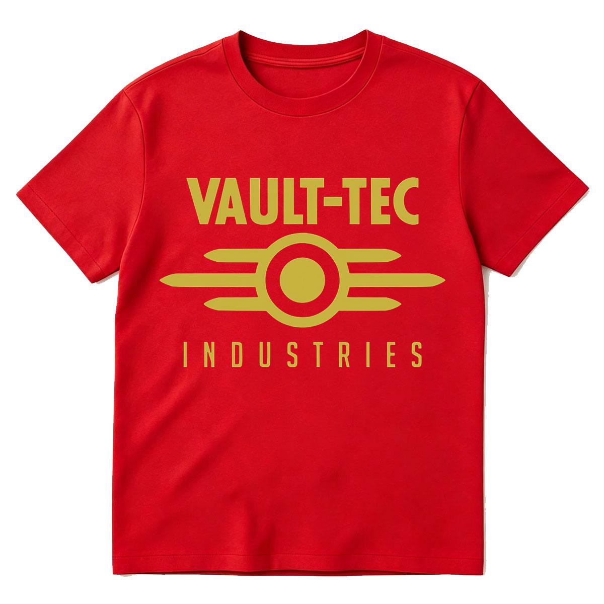 

Funny Vault Tec Industries Tshirt Unisexs Women Clothing Fashion Vintage Tshirts Cotton Casual Oversized Short Sleeve T Shirts S