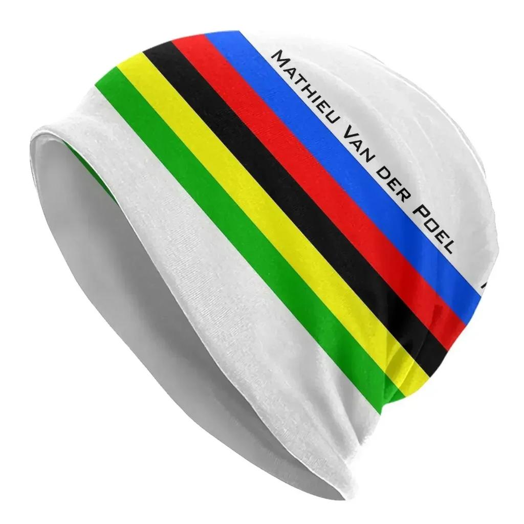 Mathieu Van Der Poel Warm Knitted Cap Fashion Bonnet Hat Autumn Winter Outdoor Beanies Hats for Unisex WoUnisex Adult