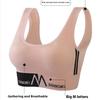 Women's M Letter Sling Beautiful Back Tank Top Removable Pad Underwear Sports Yoga Bottoming Bra M-2XL 50-80KG