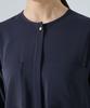 Nano Universe Double Pocket Size Women's Blouse, S, 031, Off-White, 669-5120303