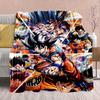 Dragon Ball Anime Flannel Blanket - Soft Warm Perfect for Sofa, Bedding Camping Travel Office Home Decor -QJY