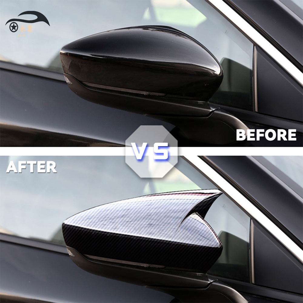 Mazda Angkesaila Rearview Mirror Horn Cover for 20-22 Models Glossy Black [Pair]