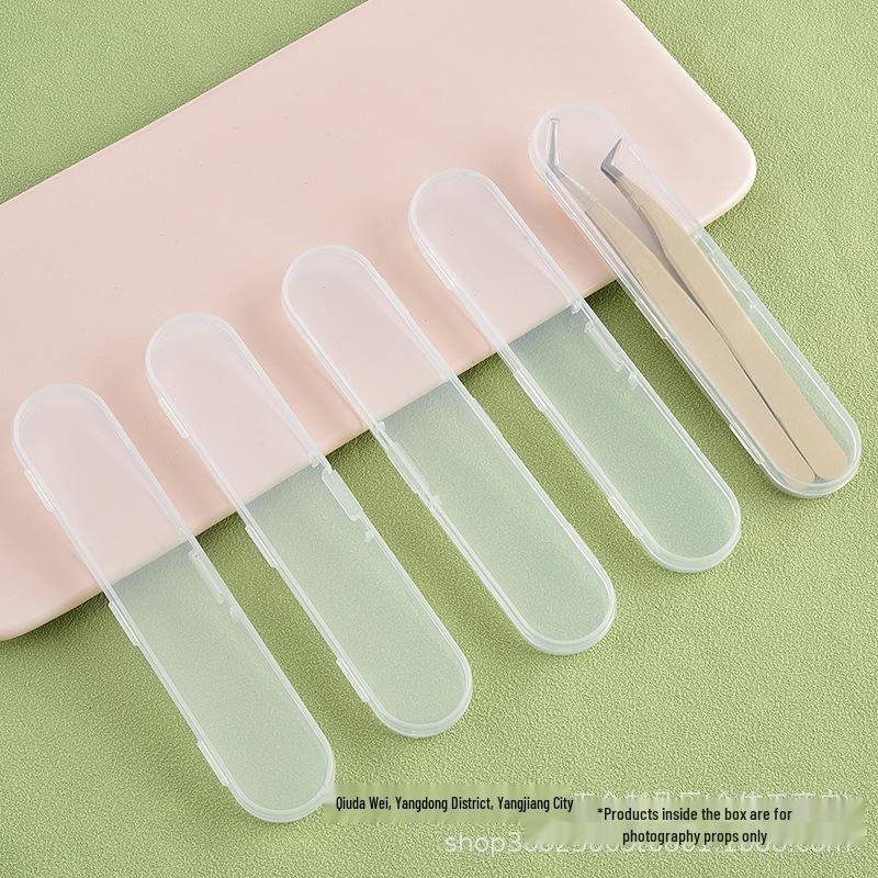 

Pimple Extractor Tweezers with Ultra-Transparent Dustproof Storage Box for Beauty Salons 13.8 cm x 2.5 cm