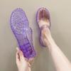 Women's Versatile Non-slip Wedge Heel Sandals: Closed-Toe, Breathable, Outdoor, Hollow-Out Design