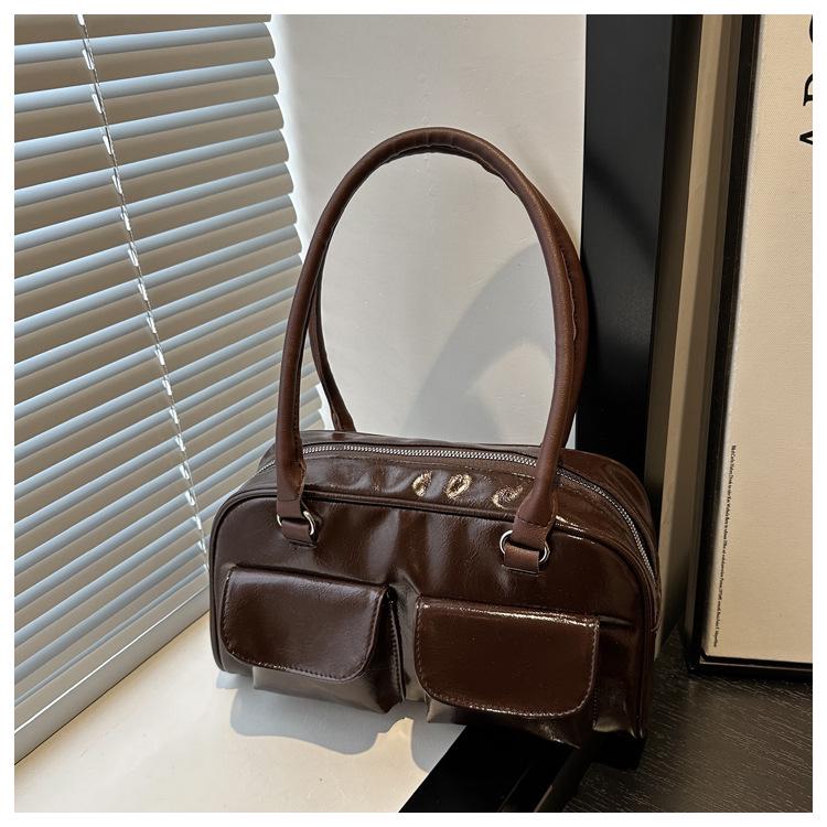 Autumn 2024 Lux Retro Small Square Bag: Chic Handheld & Shoulder Underarm Design