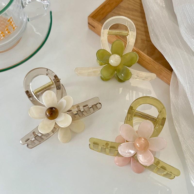 Elegant And Sweet Hairpin Flower Hair Clip For Women Girl Tie Hair Hair Grab French Temperament Fashion Hair Accessories